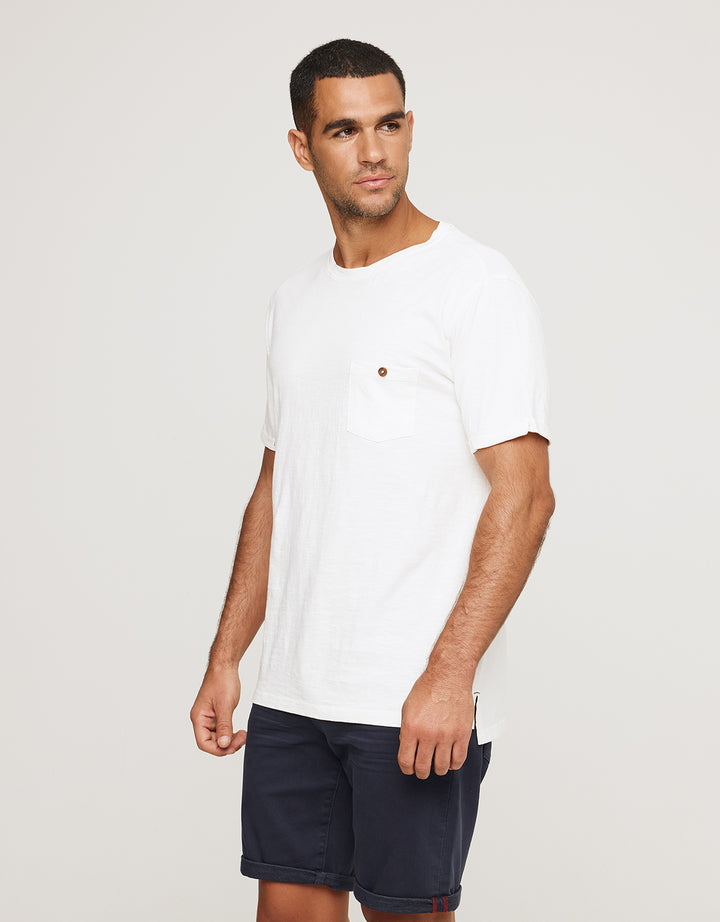 koala bay Camiseta Manga Corta Blanco - Button Grandes ahorros