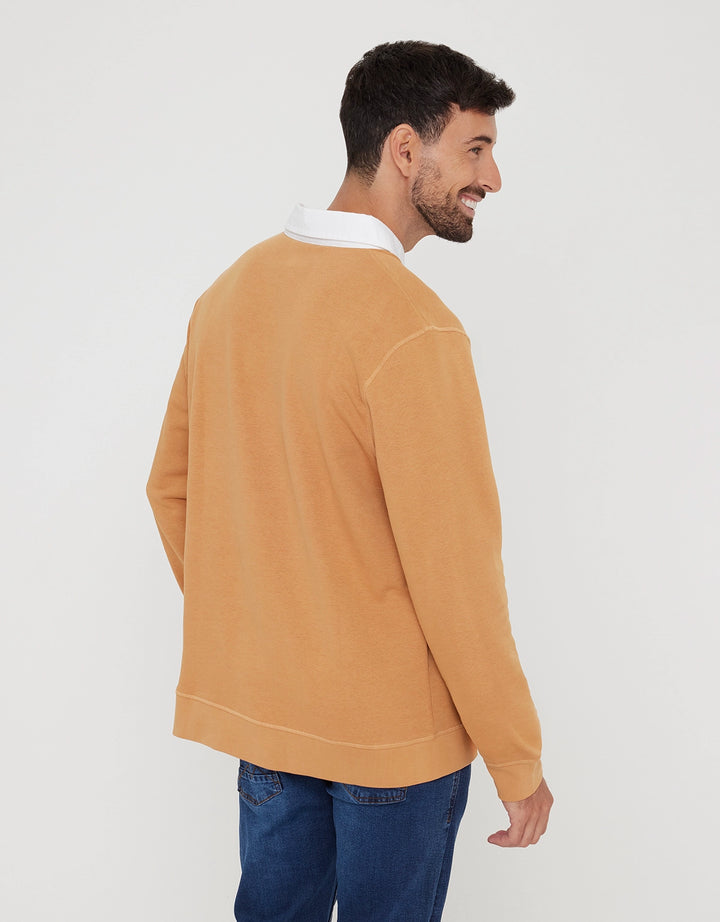 koala bay Polo Manga Larga Camel - Panay Rebajas de fin de temporada