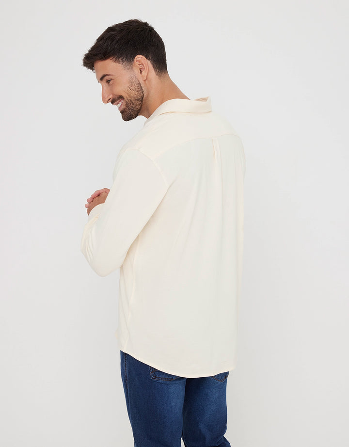 koala bay Camisa Manga Larga Crema - Atti Rebajas online