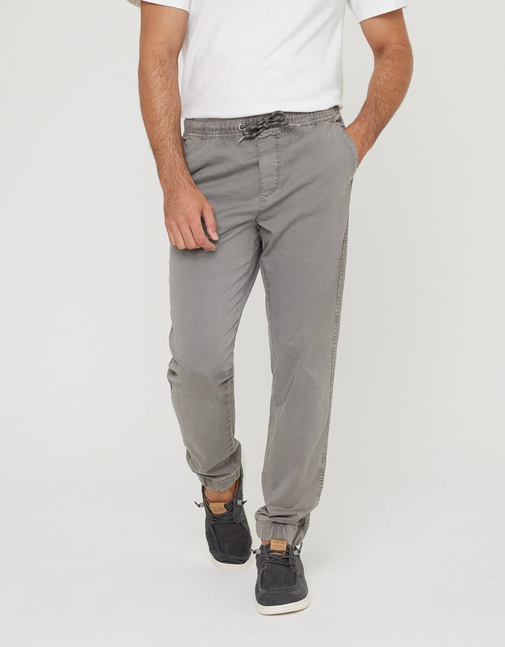 koala bay Pantalón Largo Algodón Gris - Perry Grandes descuentos