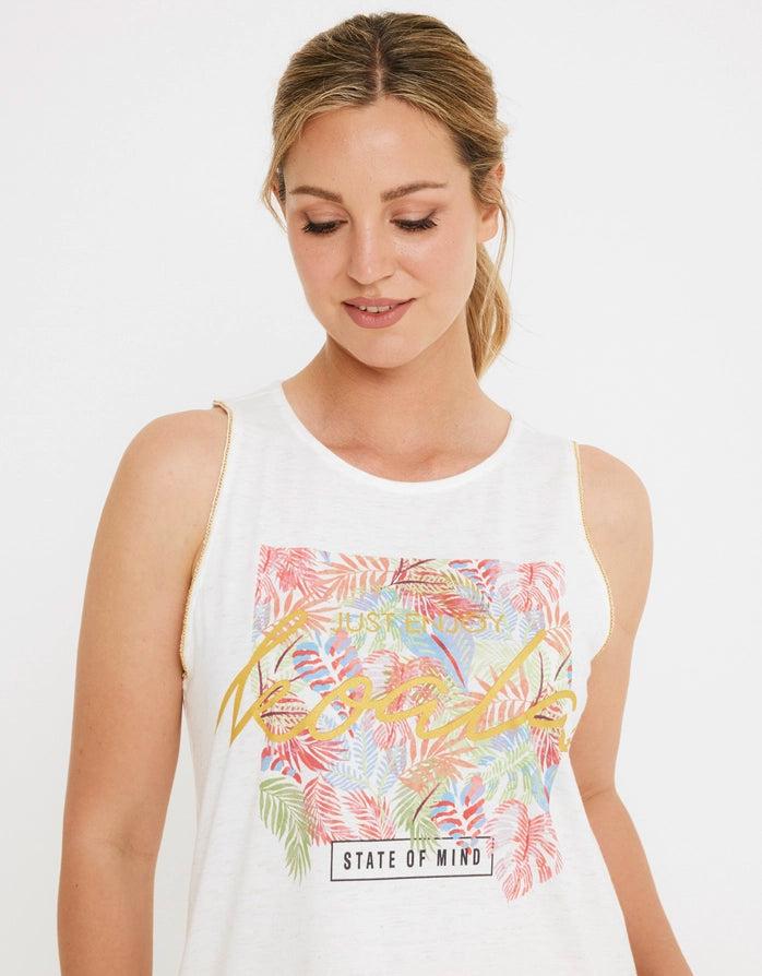 koala bay Camiseta Tirantes Estampada - Mind Oferta exclusiva