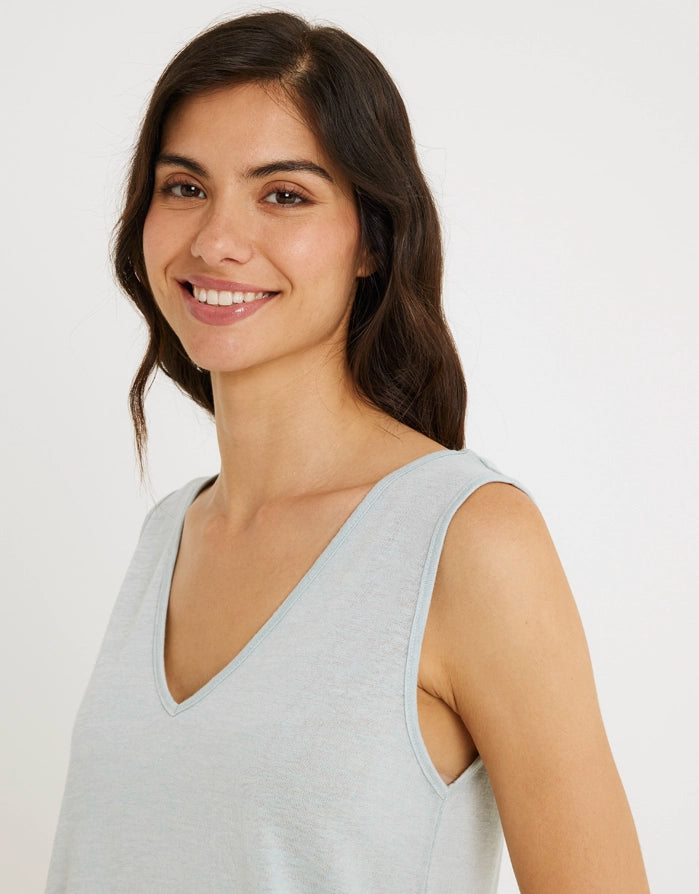 koala bay Camiseta Tirantes Azul Claro - Tutsivi Grandes ahorros