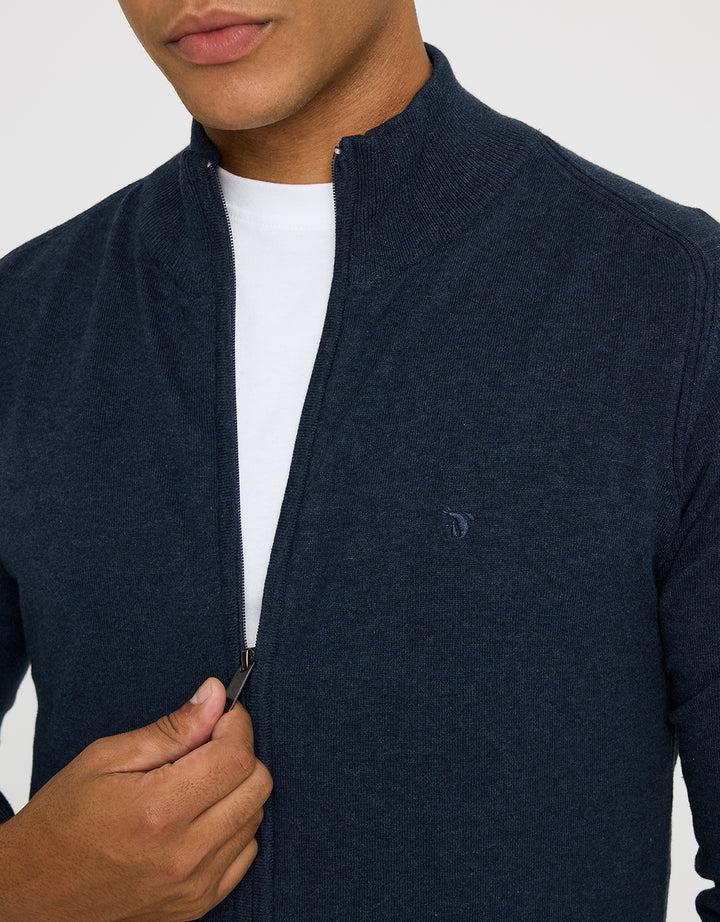 koala bay Jersey con Cremallera Azul Marino - Picos Rebajas