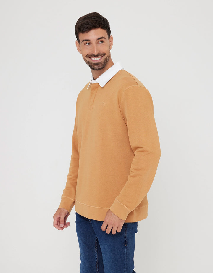 koala bay Polo Manga Larga Camel - Panay Precio de fábrica