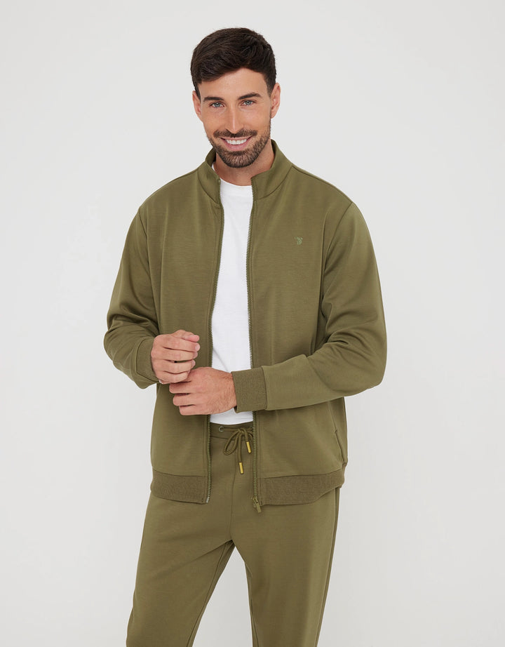 koala bay Sudadera sin Capucha y Cremallera Caqui - Sailsud Promoción trimestral