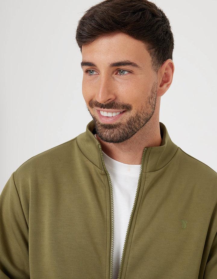 koala bay Sudadera sin Capucha y Cremallera Caqui - Sailsud Promoción trimestral