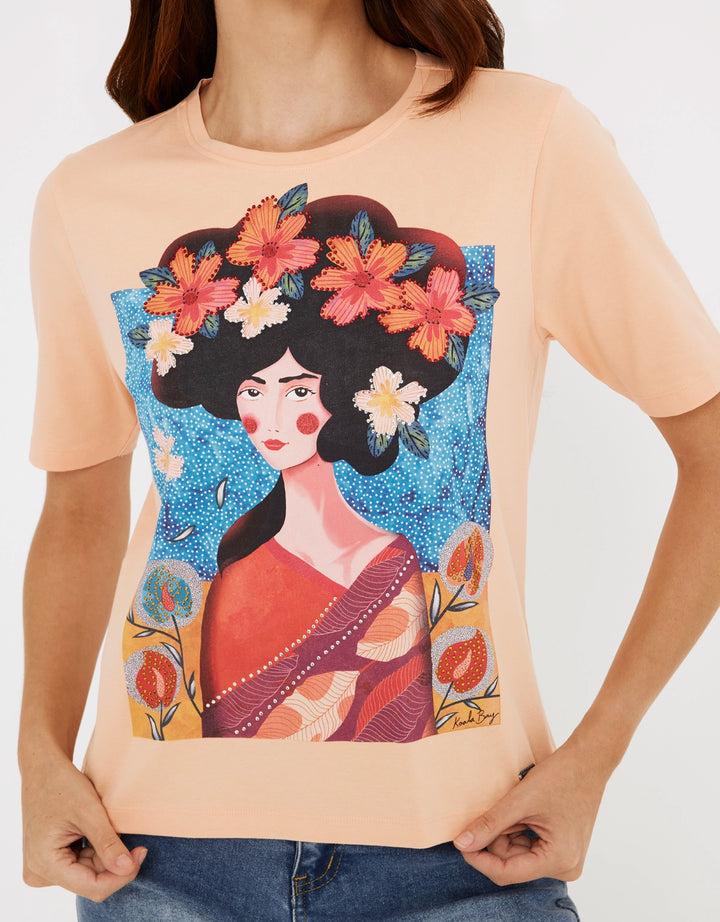 koala bay Camiseta Manga Corta Naranja - Pelzo Ofertas de temporada