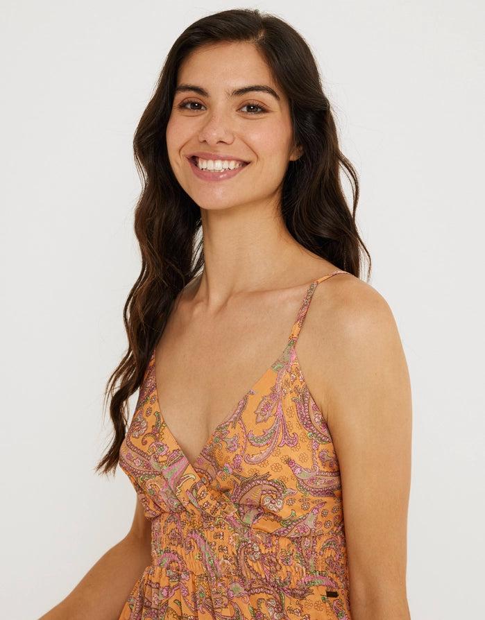 koala bay Vestido Largo Tirantes Multicolor- Dida Gran oferta