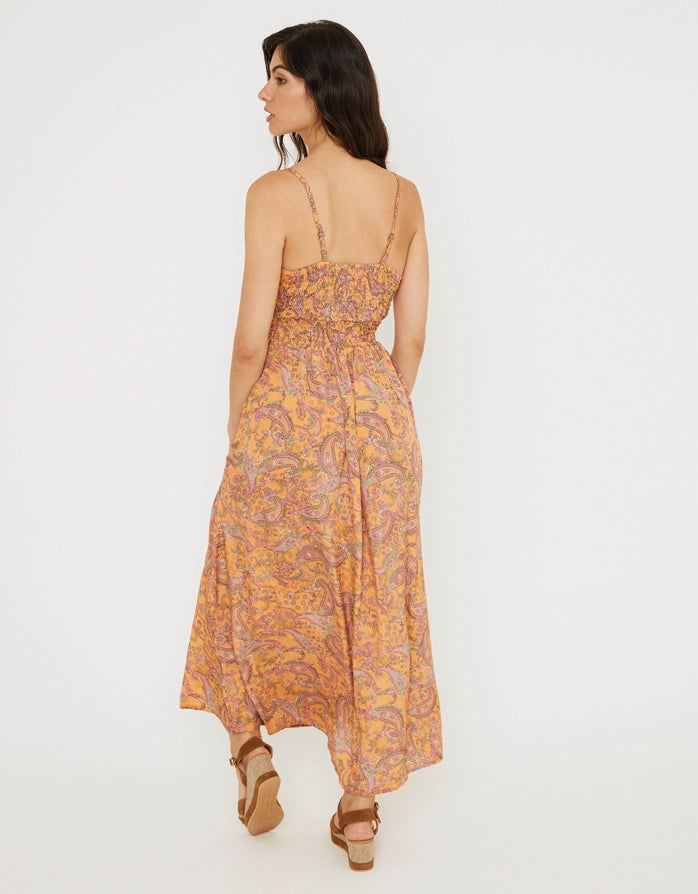 koala bay Vestido Largo Tirantes Multicolor- Dida Gran oferta