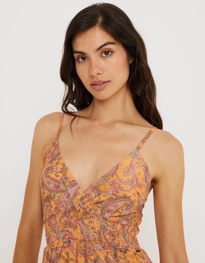koala bay Vestido Largo Tirantes Multicolor- Dida Gran oferta