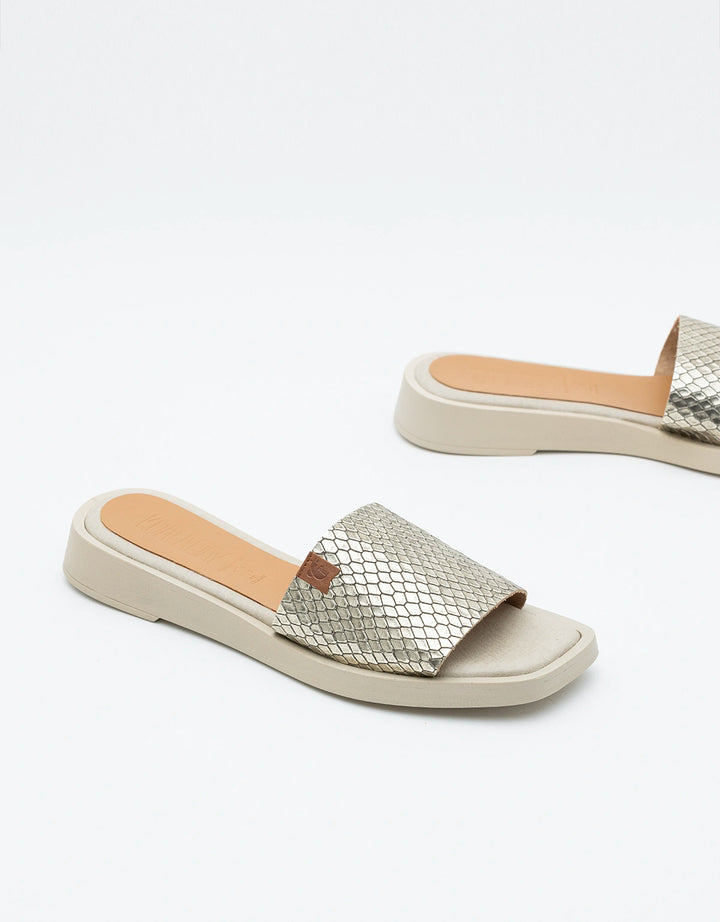 koala bay Sandalias Planas Platino - Kioto Oferta especial