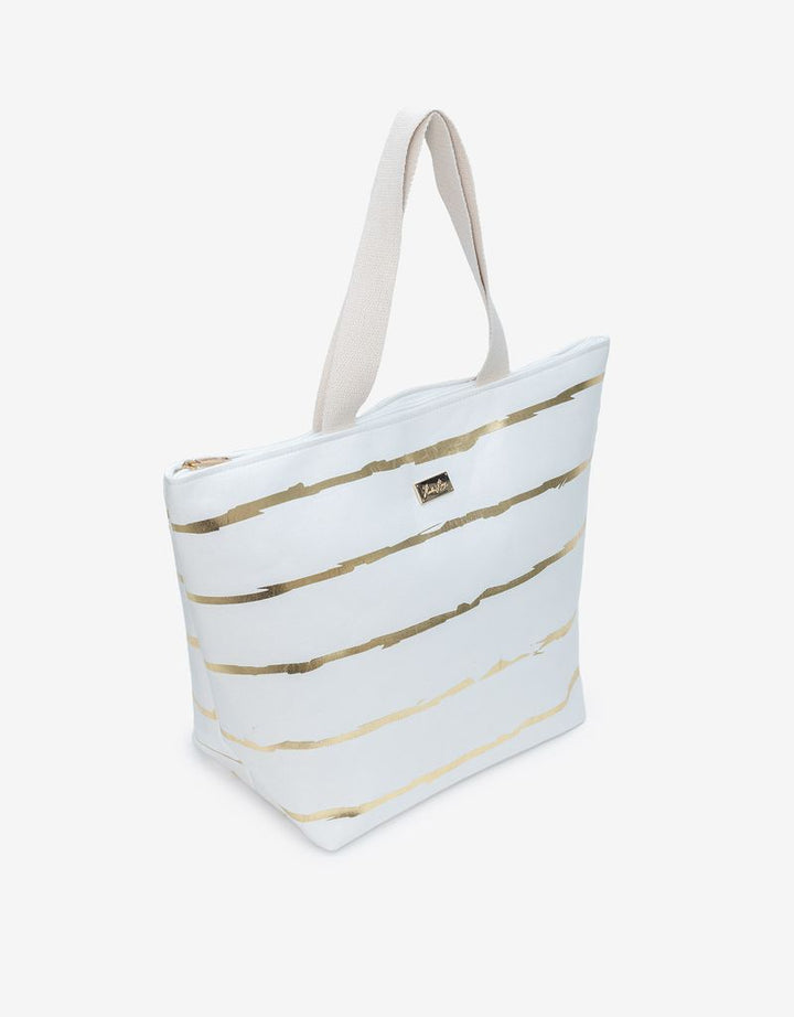 koala bay Bolso de Playa Algodón Oro - Rina Superdescuento