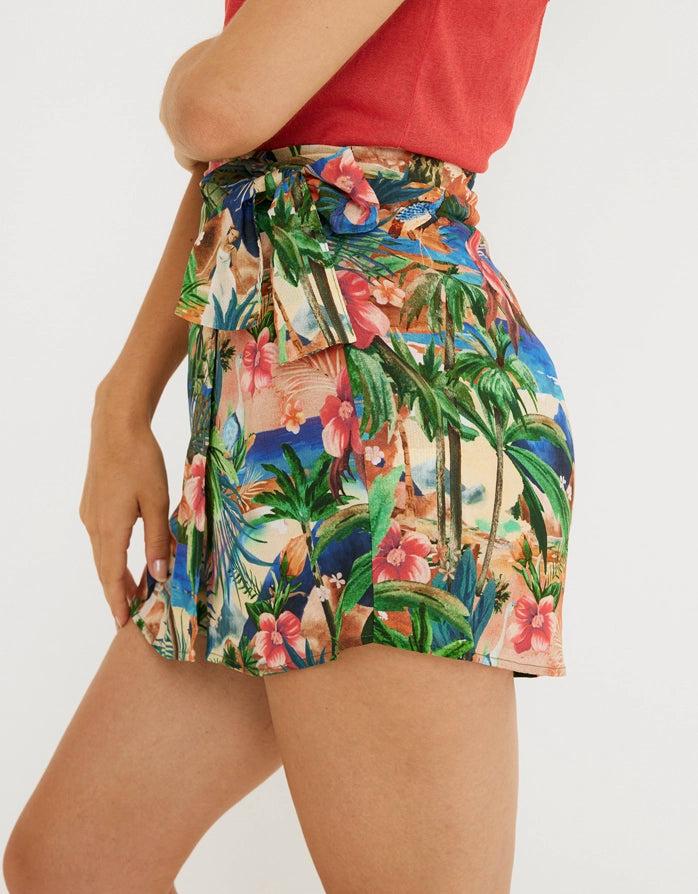 koala bay Falda Pantalón Multicolor - Ella Oferta exclusiva