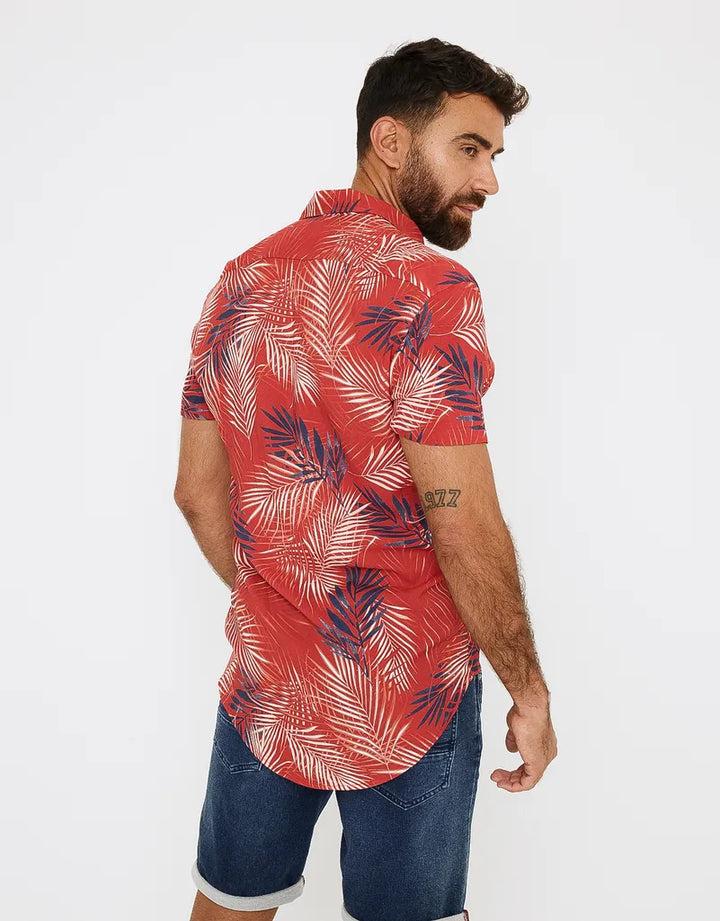 koala bay Camisa Manga Corta Tropical - Levin Oferta especial de fábrica