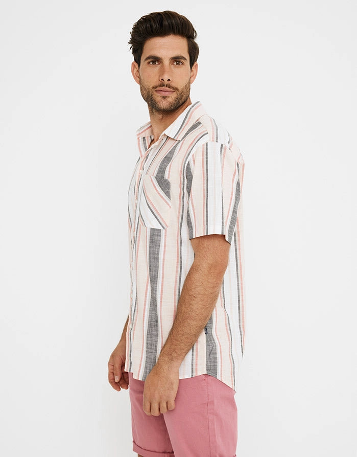 koala bay Camisa Manga Corta Rayas - Salah Ahorra y exporta