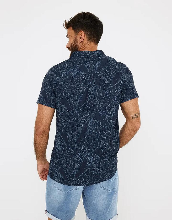 koala bay Camisa manga corta azul - Furore Precios de Black Friday