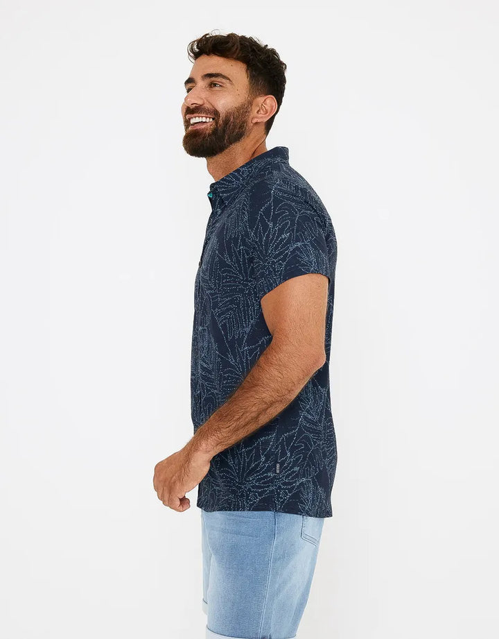 koala bay Camisa manga corta azul - Furore Precios de Black Friday