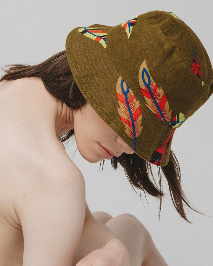lovat & green Feathers Gorro Reversible Los más vendidos