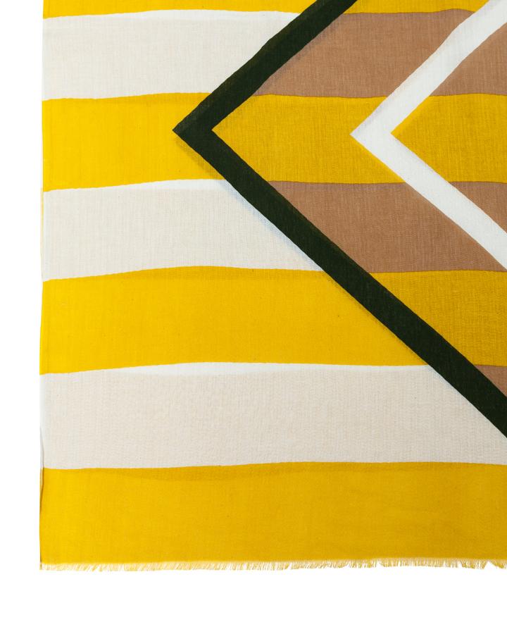 lovat & green RETRO YELLOW - LOVAT&GREEN SS’ 18 Scarves Collection Promoción por tiempo limitado