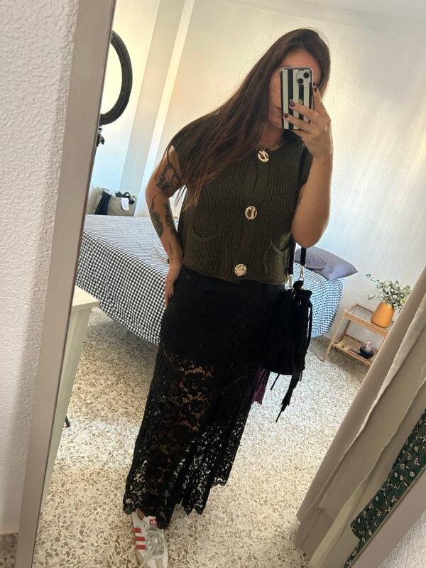 peperosa Falda encaje Gran oferta