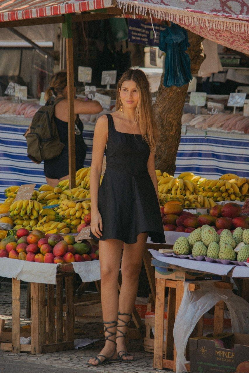 pepita pérez Vestido Azabache Descuento por venta flash