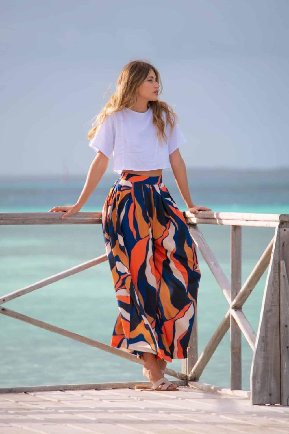pepita pérez Pantalón Olas