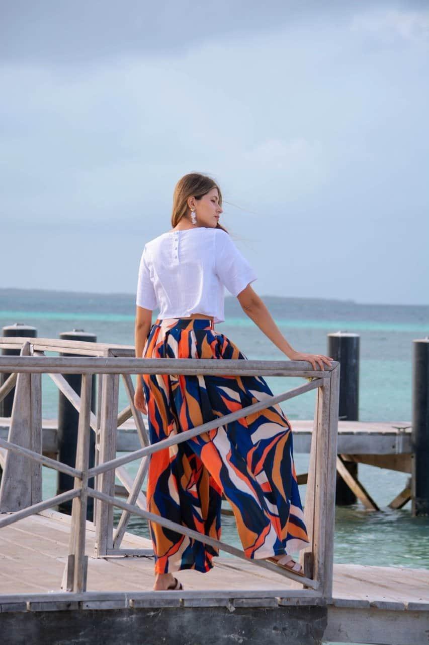 pepita pérez Pantalón Olas Promoción por tiempo limitado