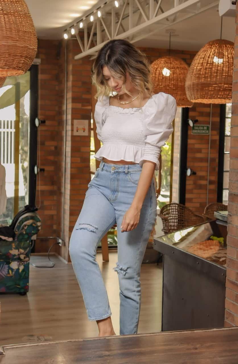 pepita pérez Mom jean Bonny Tienda