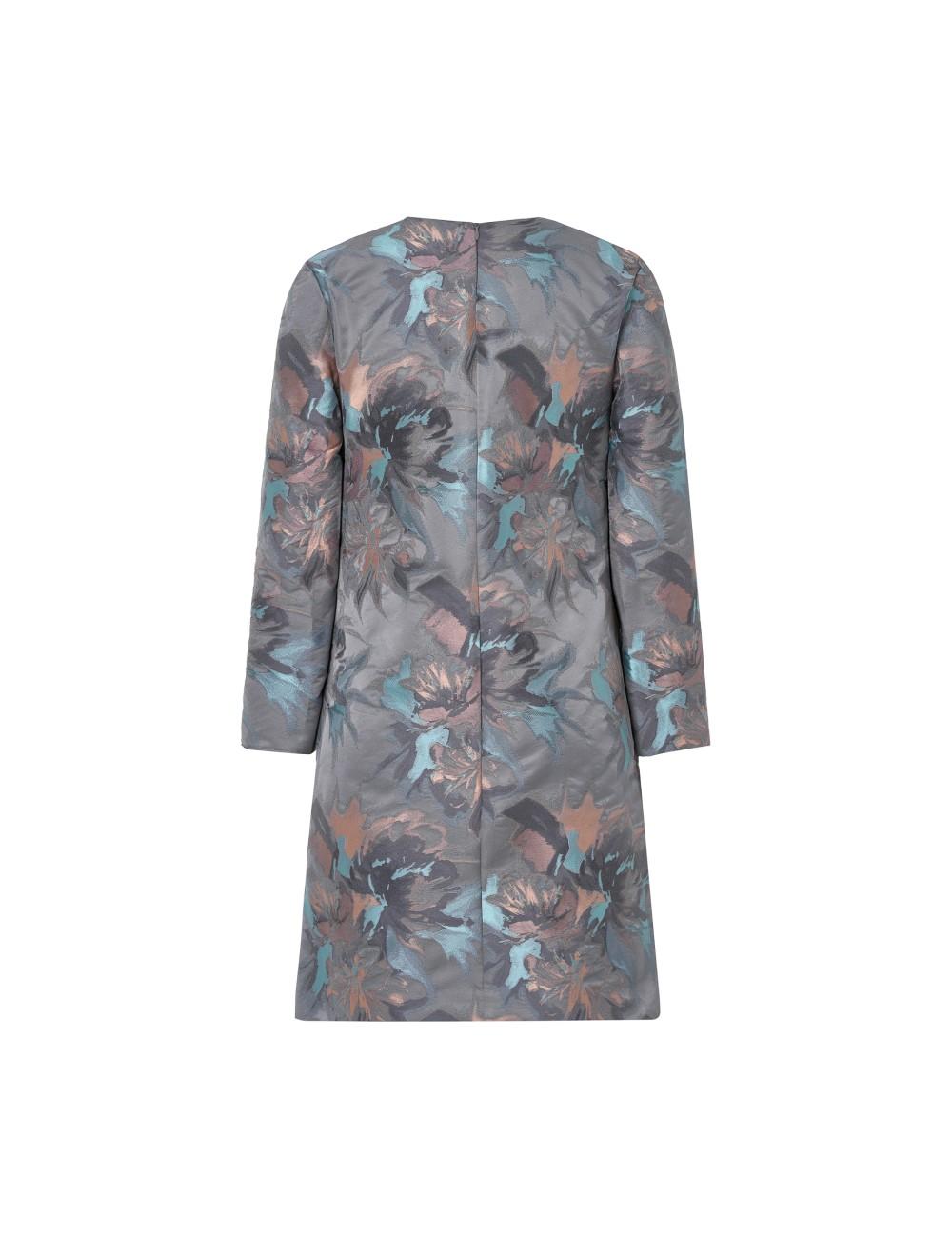 pertegaz Vestido túnica corto jacquard floral Ofertas especiales