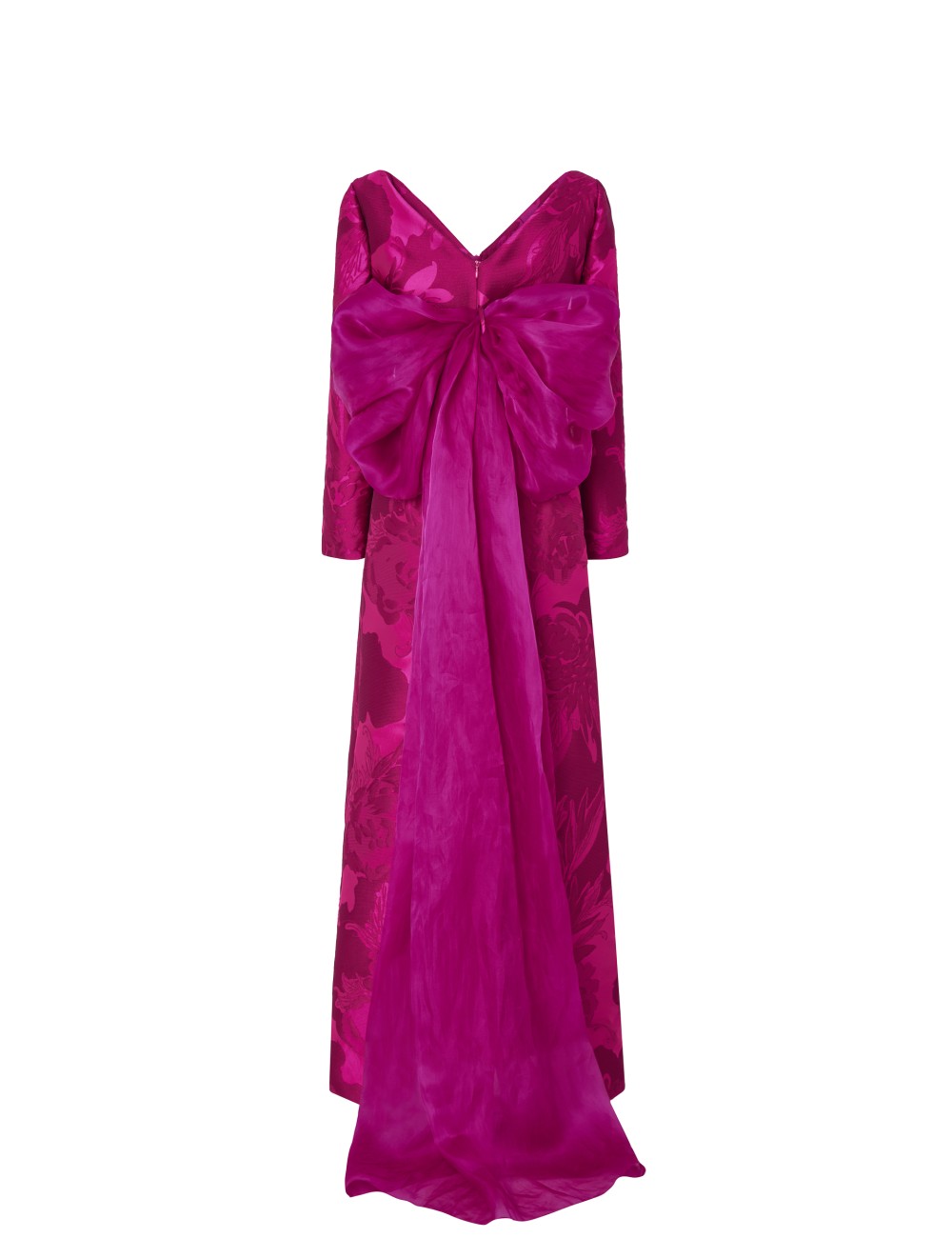 pertegaz Vestido jacquard floral con lazo En oferta
