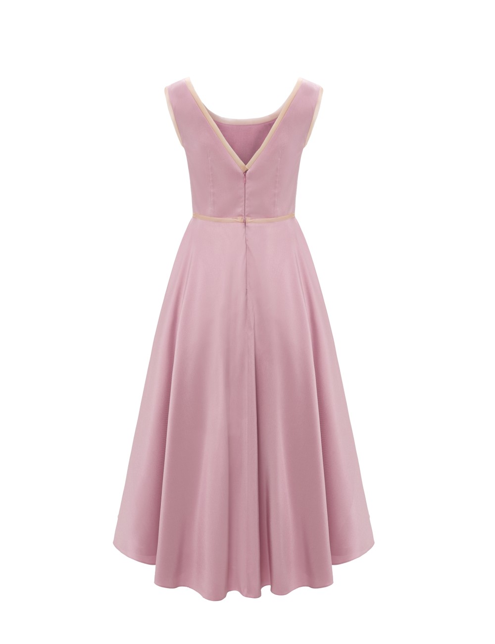 pertegaz Vestido Alba con flores bordadas rosa Liquidación
