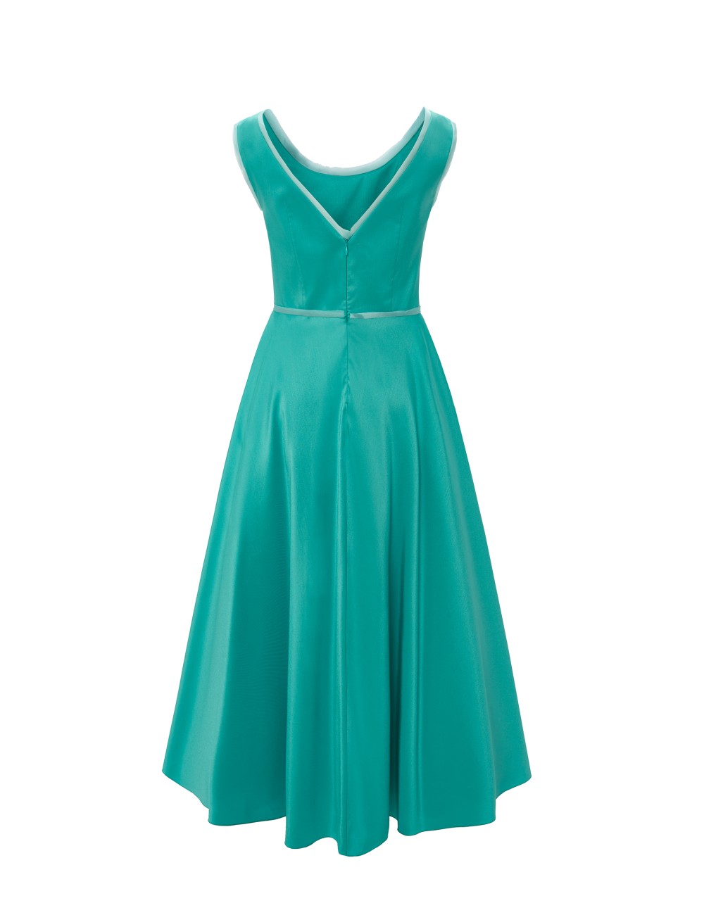 pertegaz Vestido Alba con flores bordadas turquesa Mejor oferta