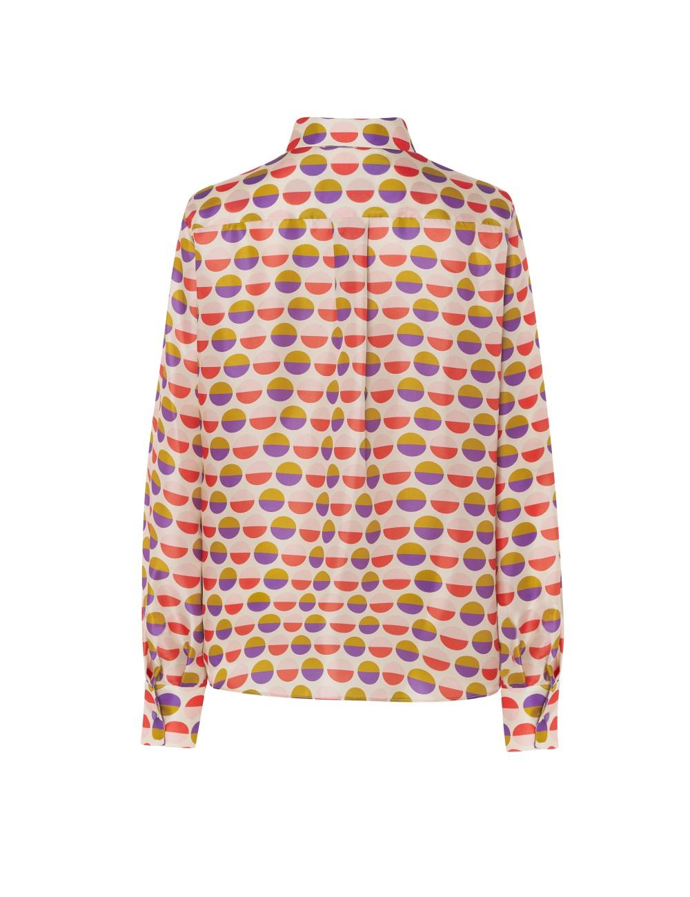 pertegaz Camisa lunares bicolor Grandes ahorros