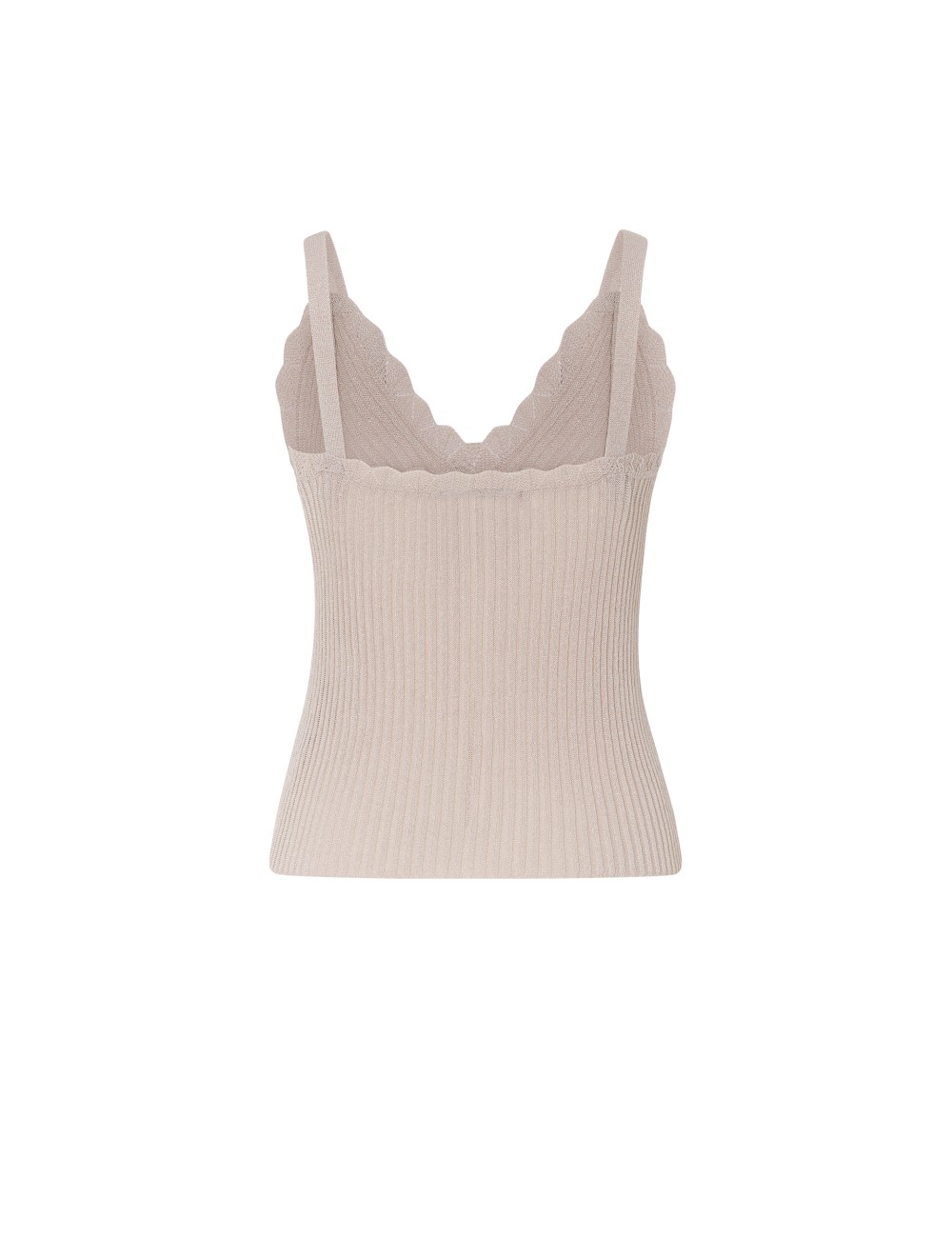 pertegaz Top punto canalé nude Ofertas
