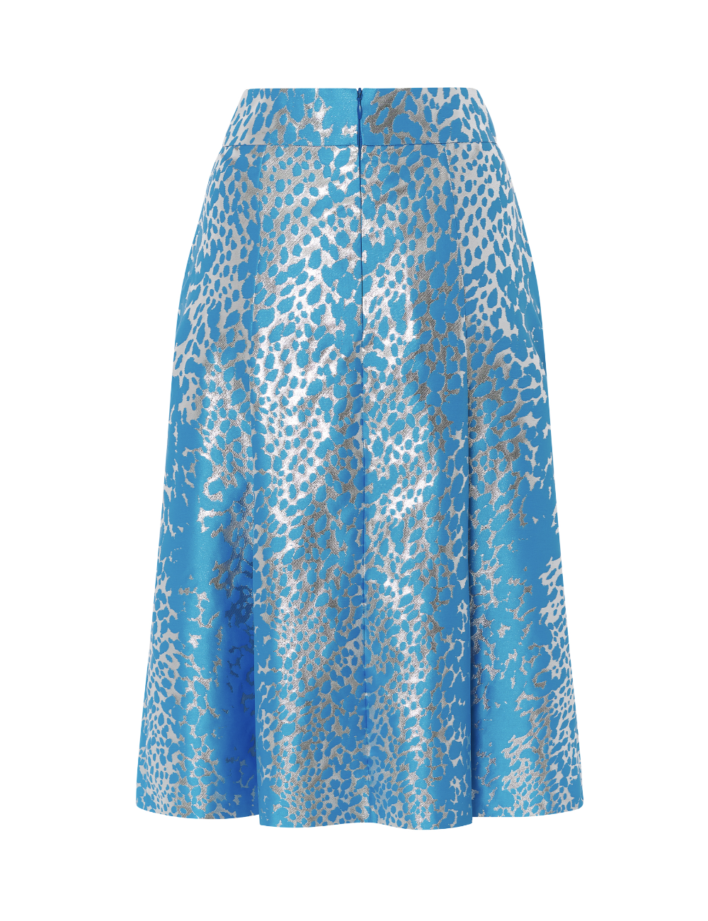 pertegaz Falda midi jacquard lurex En oferta