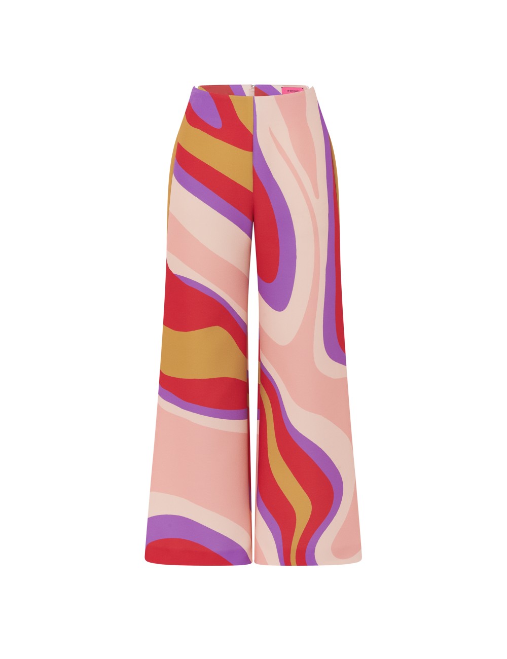pertegaz Pantalón crepe print ondas Tienda