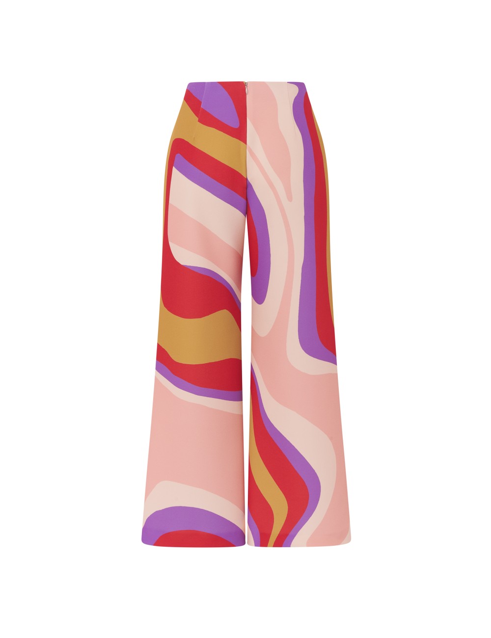 pertegaz Pantalón crepe print ondas Tienda