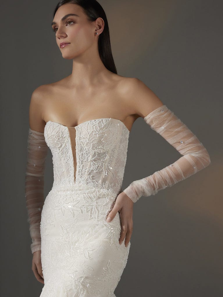 pronovias ALURA | Vestido de novia sirena Envío internacional gratuito