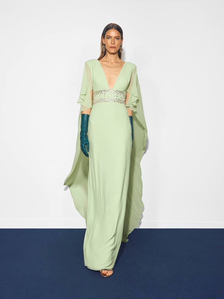 pronovias SEPALO | Vestido de fiesta recto con escote de pico | Pronovias Envío gratis