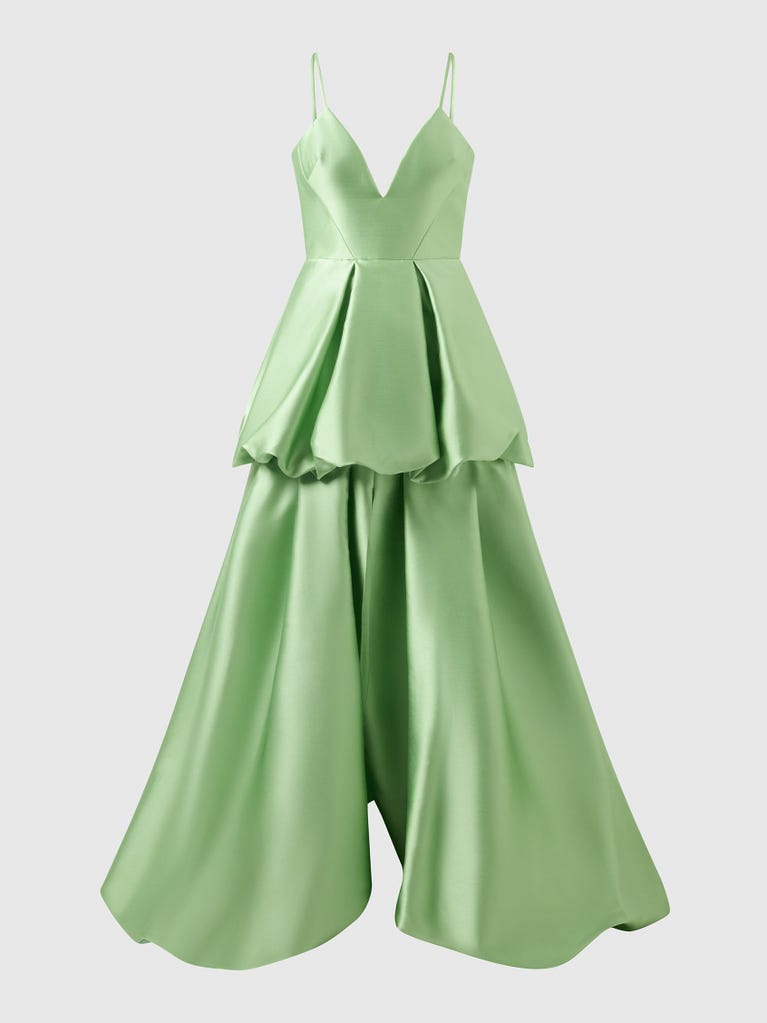 pronovias LAVALETTE | Vestido de dama de honor princesa con escote de pico | Vera Wang Bridesmaids Limitado a 3 días