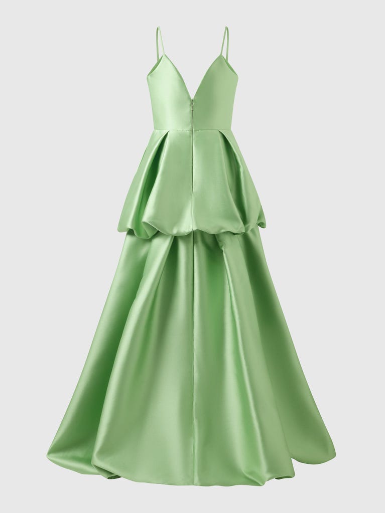 pronovias LAVALETTE | Vestido de dama de honor princesa con escote de pico | Vera Wang Bridesmaids Limitado a 3 días
