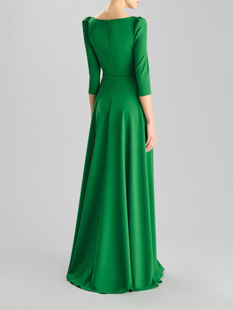 pronovias ESSENTIAL 2429 | Vestido de fiesta corte en a con escote cuadrado | Pronovias Grandes ahorros