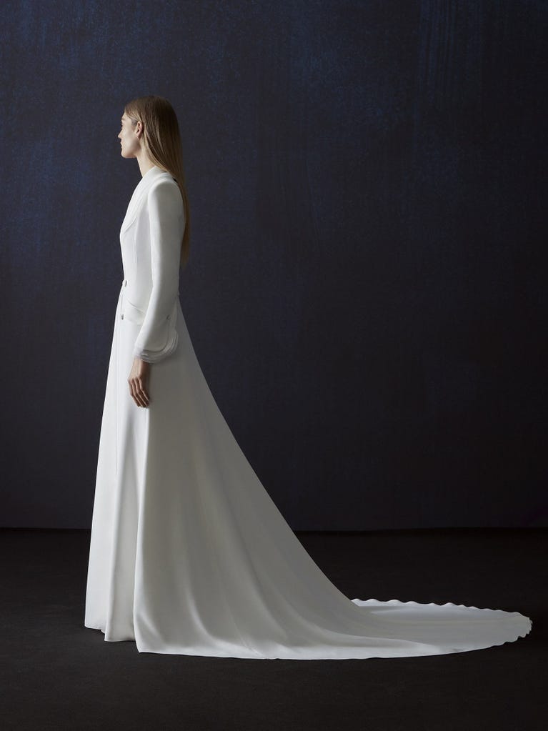pronovias COPERNICO | Vestido de novia sirena con escote camisero | Atelier Pronovias Venta caliente