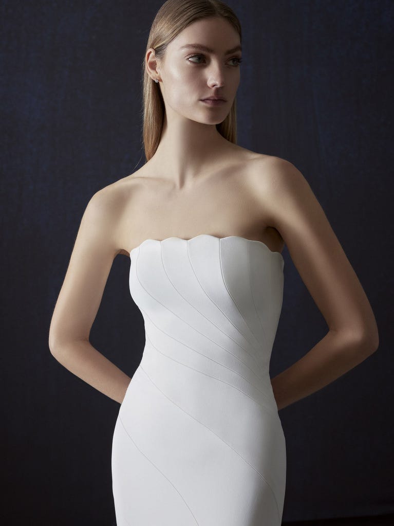 pronovias ANGELIS | Vestido de novia sirena palabra de honor | Atelier Pronovias Liquidación