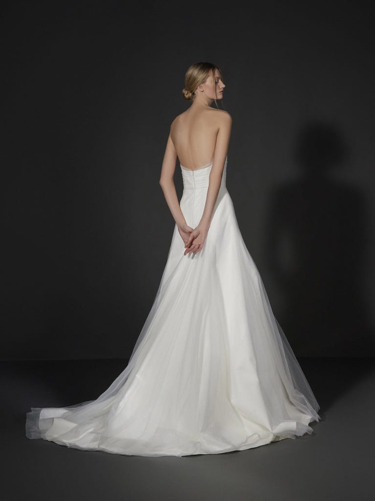 pronovias NIELS | Vestido de novia fit & flare palabra de honor | Vera Wang Bride Últimos 3 días