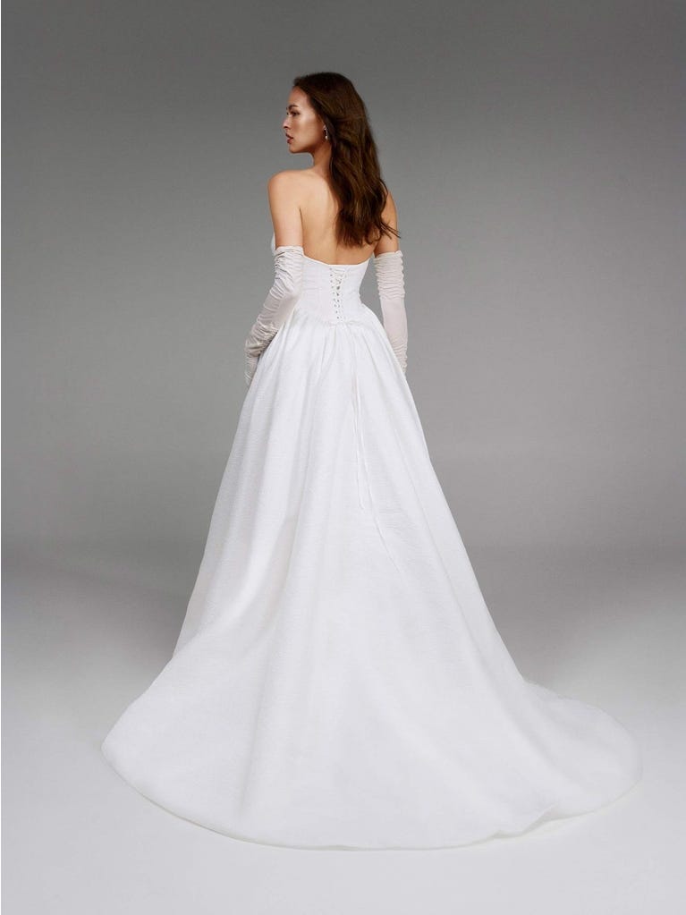 pronovias ALBY | Vestido de novia princesa palabra de honor | Pronovias Oferta especial de fábrica