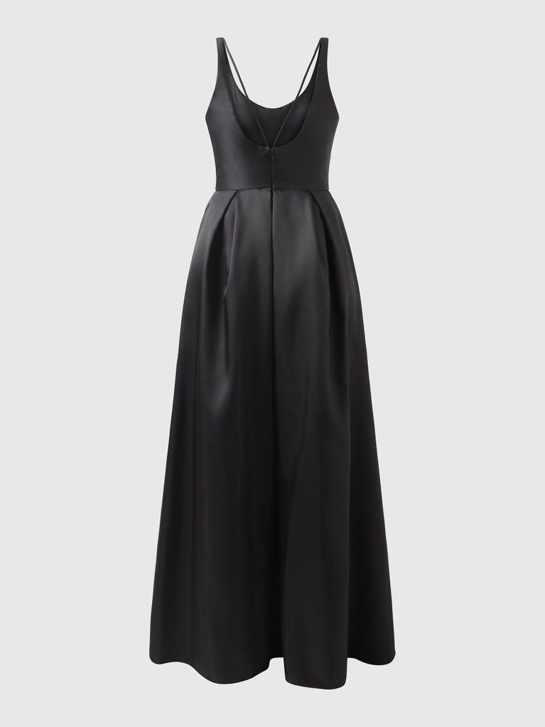 pronovias LAROCHE | Vestido de dama de honor princesa con escote redondo | Vera Wang Bridesmaids En oferta