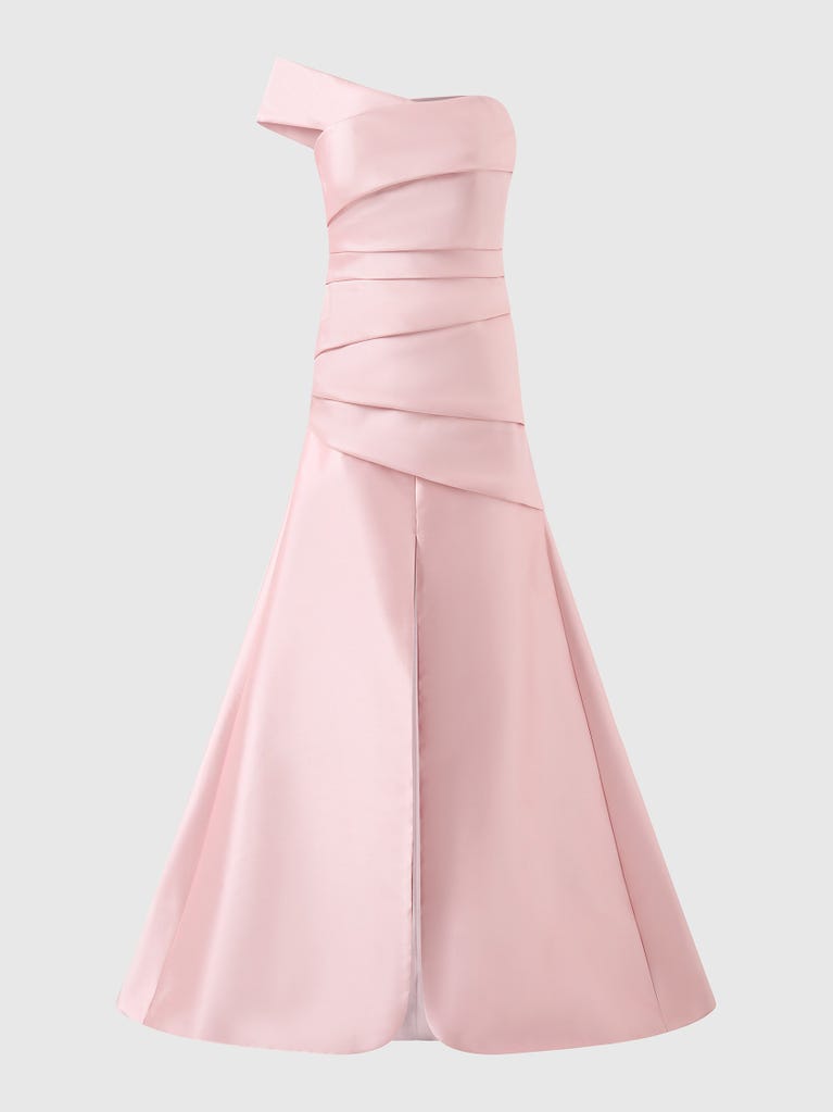 pronovias FRANCHE | Vestido de dama de honor sirena palabra de honor | Vera Wang Bridesmaids Descuento por venta flash