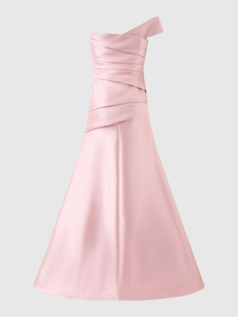 pronovias FRANCHE | Vestido de dama de honor sirena palabra de honor | Vera Wang Bridesmaids Descuento por venta flash