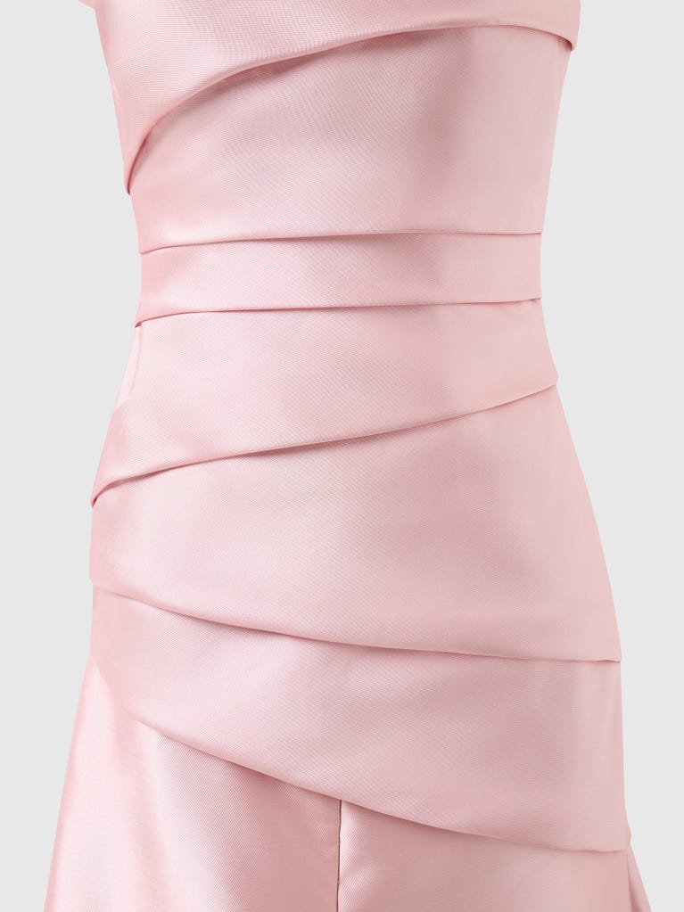 pronovias FRANCHE | Vestido de dama de honor sirena palabra de honor | Vera Wang Bridesmaids Descuento por venta flash